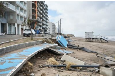 Monte Hermoso: El Gobierno local evalúa daños tras la segunda ciclogénesis