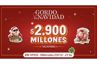 Ya está a la venta el Gordo de Navidad: hay más de $2.900 millones de pesos en premios 