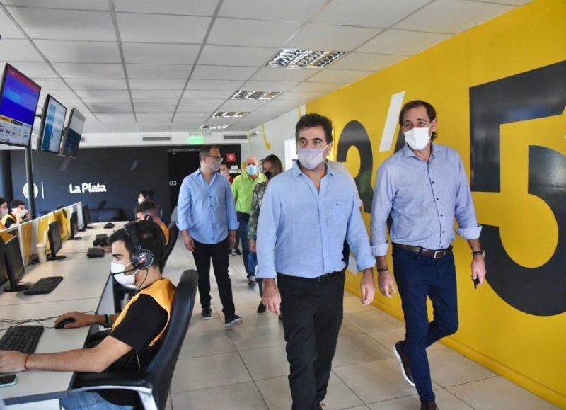 Garro y Ritondo recorrieron el Comité de Emergencia y analizaron la situación sanitaria