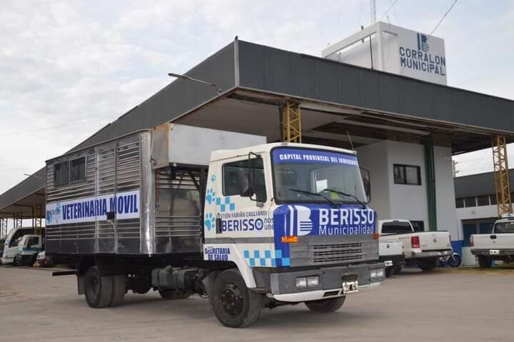 Berisso: entre los primeros distritos en contar con veterinaria móvil