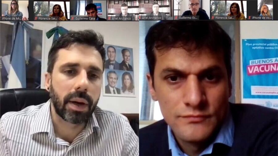 La Plata: reunión entre el jefe de Gabinete del Ministerio de Salud y dirigentes del Frente de Todos local