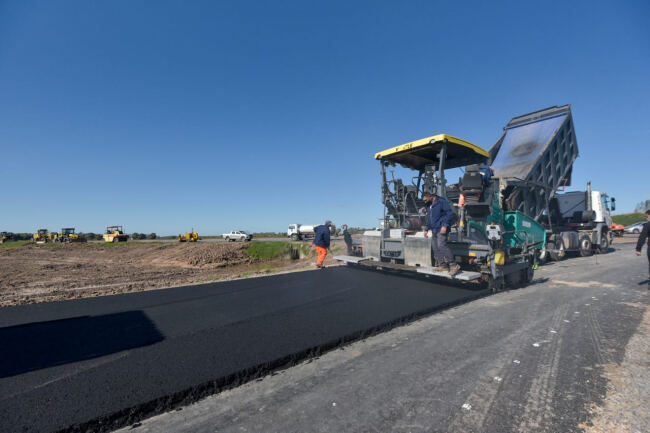 Simone y Katopodis supervisaron obras en Arrecifes y San Antonio de Areco
