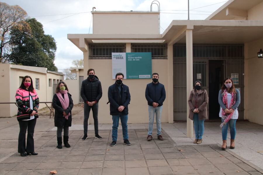 Avanzan las obras de infraestructura educativa en 25 de Mayo