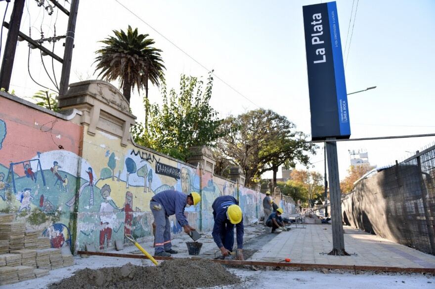 La Plata: Avanza la obra en la zona de la Estación de Trenes e informan cortes en la circulación