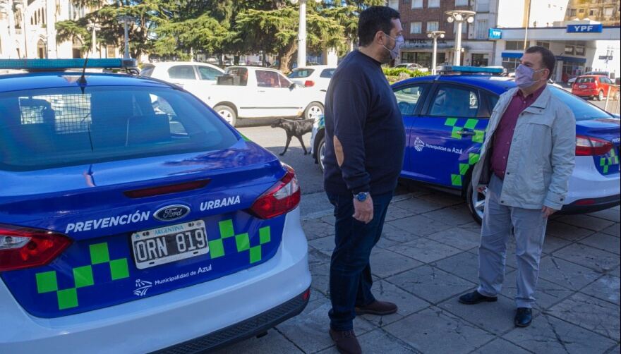 Azul: presentan móviles para tareas de prevención urbana