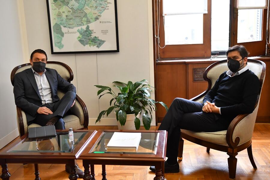 Florencio Varela: Andrés Watson se reunió con Carlos Bianco