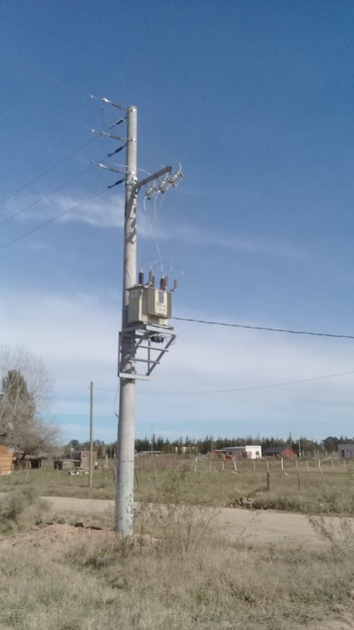 Edelap realizó obras en el Barrio La Parada en Brandsen