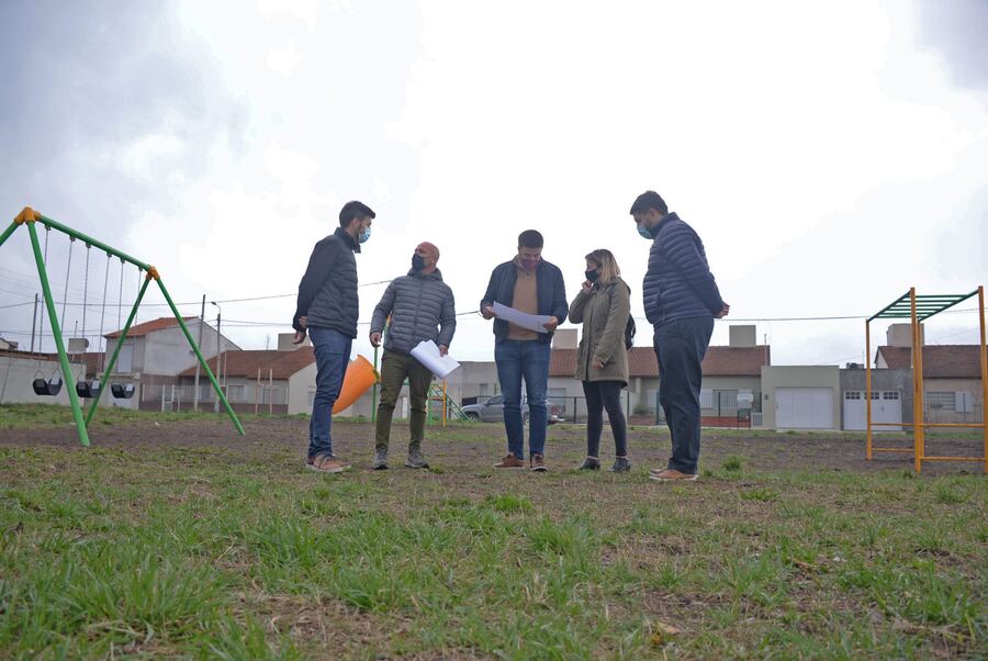 Olavarría: realizan obras en el Barrio Bancario III