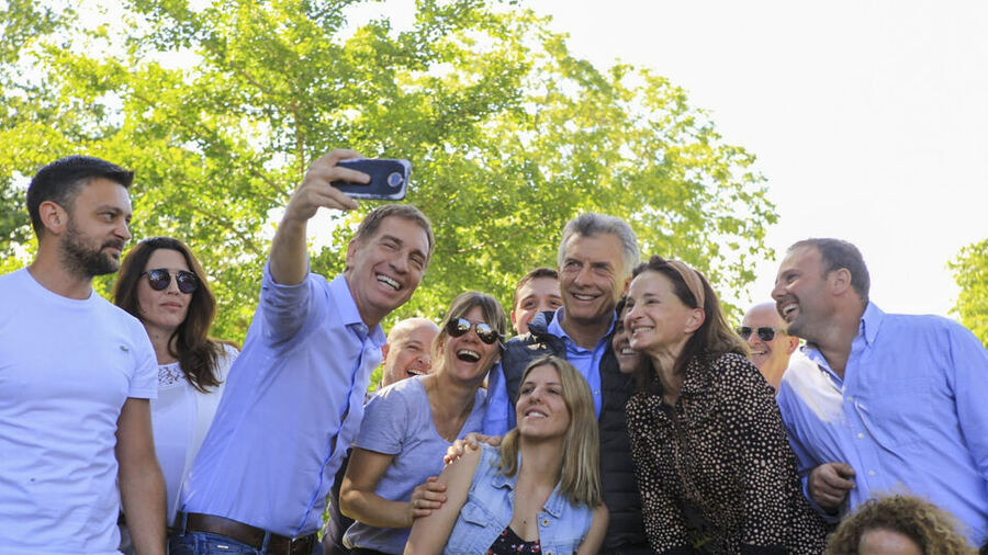 Por el cierre de campaña: Mauricio Macri visitó la ciudad de Tandil 