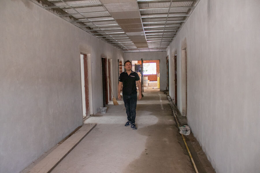 Campana: Avanza la construcción del Hogar Municipal de Discapacidad