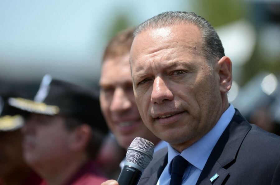 El Ministro de Seguridad apoyó la represión en la marcha de Ramos Mejía