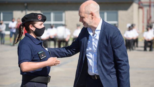Larreta participó del acto de egreso de 79 nuevos bomberos de CABA