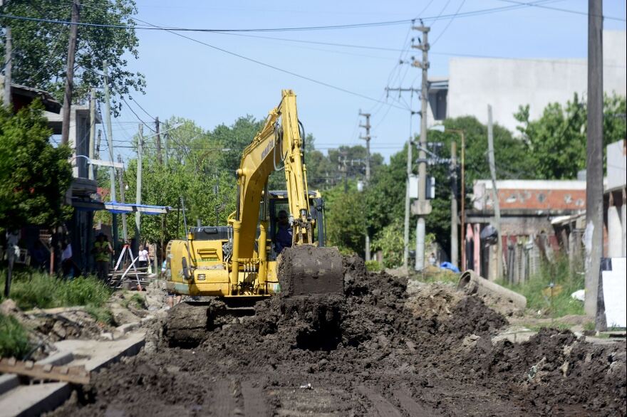 Una obra mal hecha preocupa a los vecinos de Villa Elvira