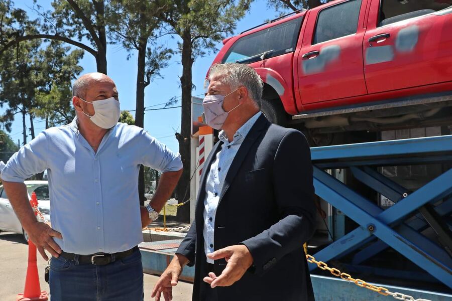 Mario Secco recorrió la planta de la VTV