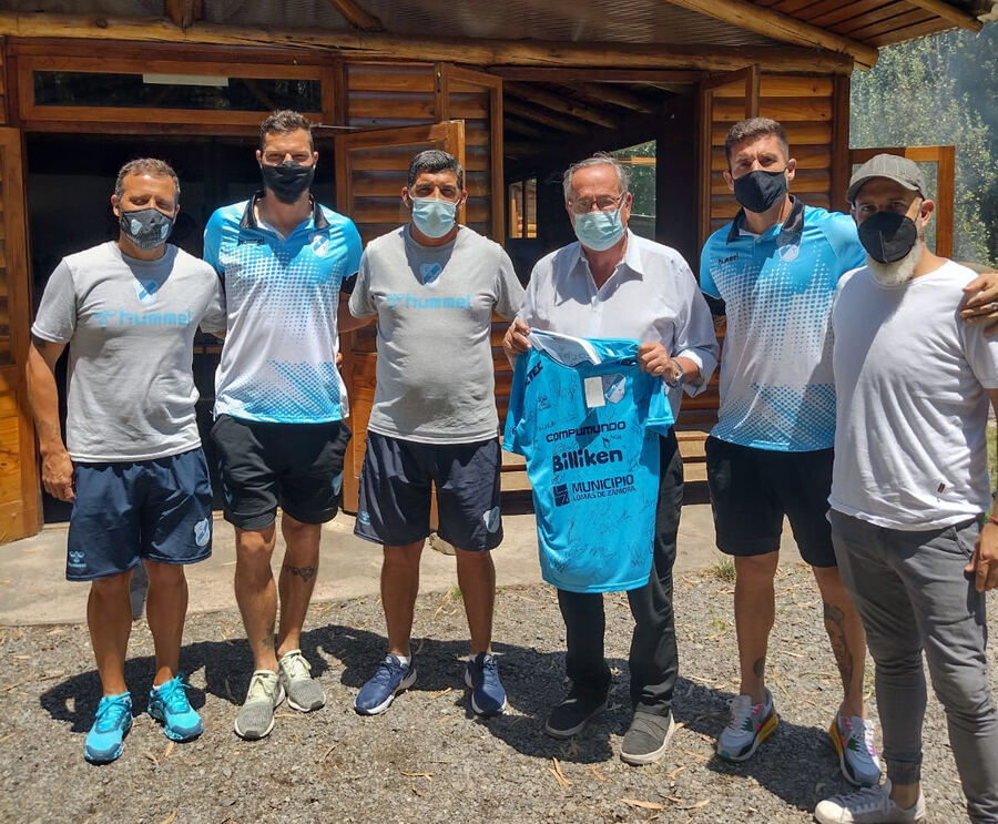 Tandil: El intendente Lunghi agradeció al Club Temperley por elegir a la ciudad para la pretemporada