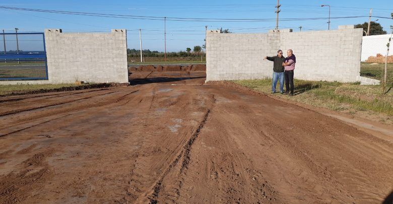Pehuajó: Avanzan las obras en el predio de Deportivo Argentino