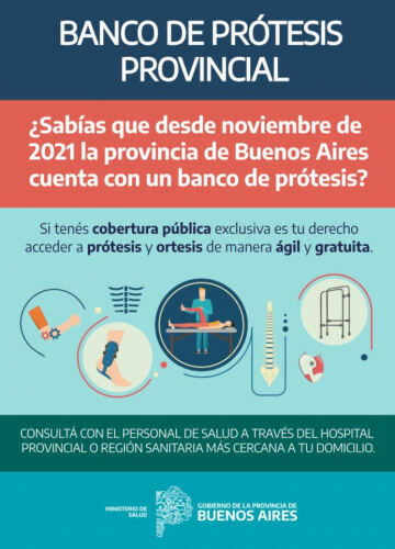 La Provincia creó un Banco de Prótesis y Órtesis