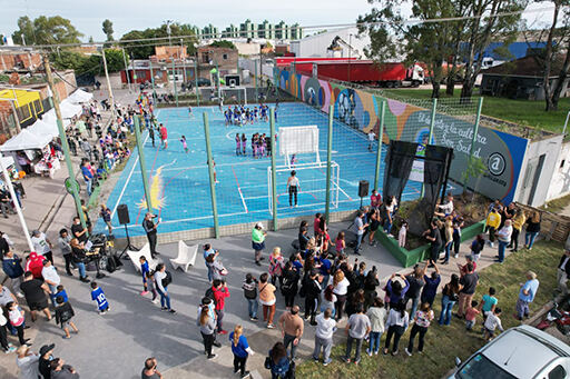 Avellaneda: Se inauguró un nuevo espacio público
