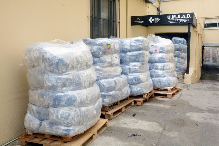 Tandil: La Cruz Roja donó insumos al Sistema Integrado de Salud Pública