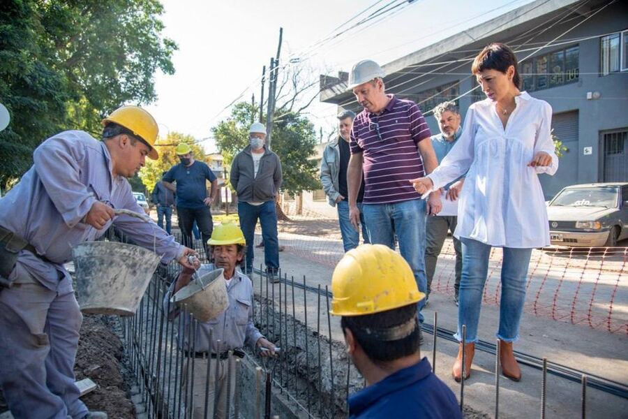 Quilmes: Avanzan las obras de desagües pluviales en la zona oeste