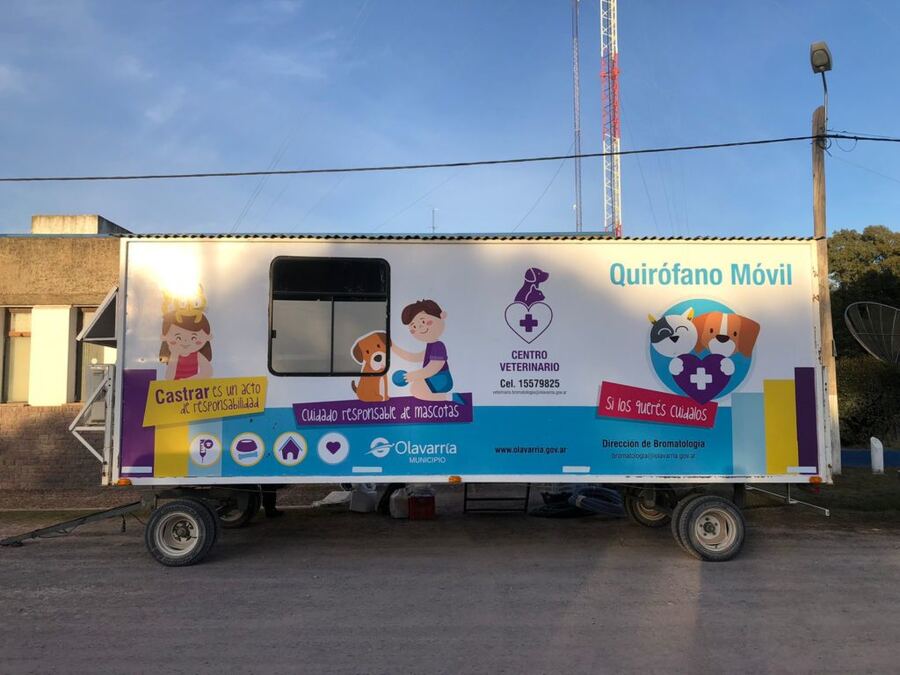 Olavarría: El Quirófano Veterinario Móvil llega al barrio Nicolás Avellaneda