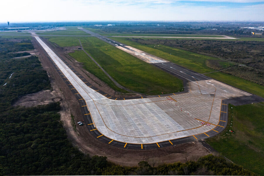 Habilitaron la pista secundaria "Delta" del Aeropuerto de Ezeiza