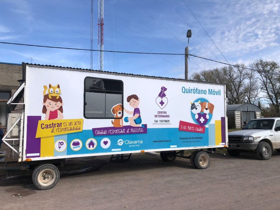 Olavarría: El Quirófano Veterinario Móvil llega a Espigas