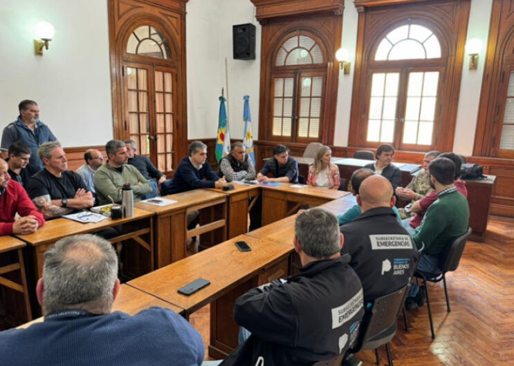 9 de Julio: La Provincia continúa coordinando acciones de asistencia en zonas afectadas por inundaciones