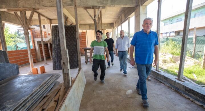 Berazategui: Avanza la obra del Centro Cívico Municipal El Pato