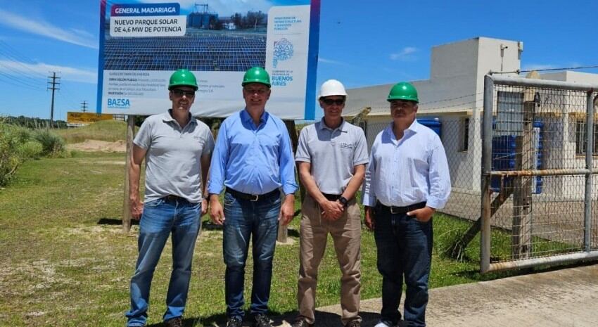 Madariaga: Santoro recorrió el predio donde se instalará el futuro Parque Solar
