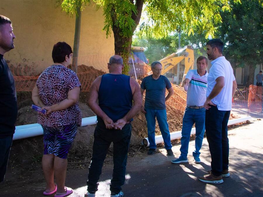Junín: La Comuna concretó una nueva extensión de la red cloacal en el barrio Ricardo Rojas
