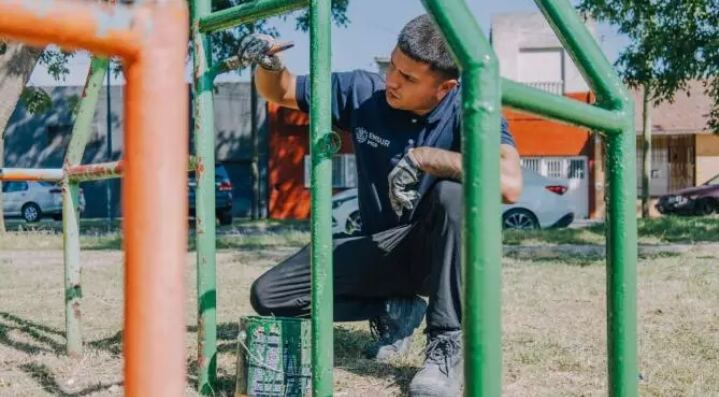 Mar del Plata: El Municipio llevó adelante la puesta en valor de la Plaza Estrada