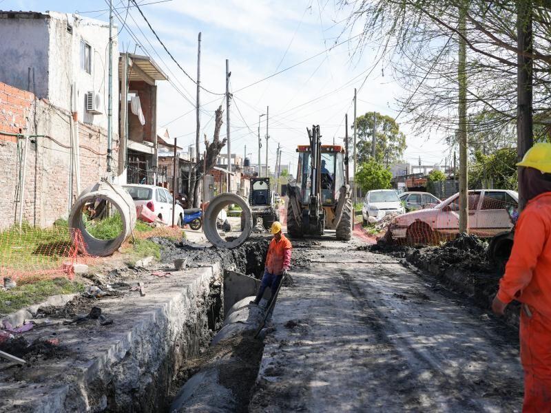 Lomas de Zamora: Avanzan las obras de infraestructura en el Barrio El Paredón