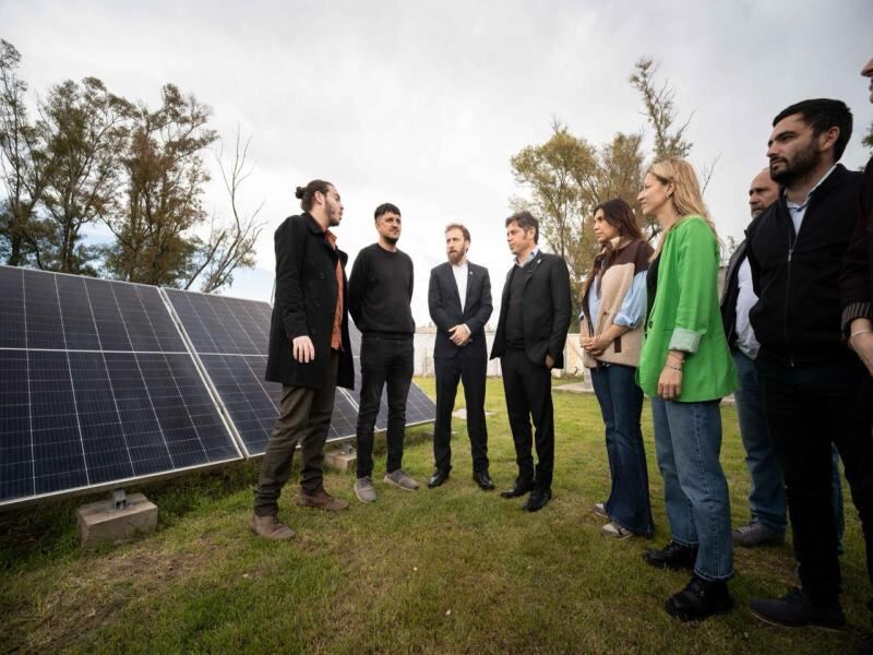 Lomas de Zamora: Kicillof, Otermín y Vilar presentaron el programa "Empleo Verde"