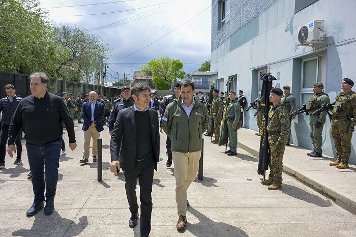 San Isidro: Kicillof recorrió la nueva base de la UTOI