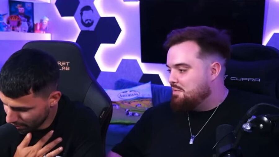El Kun Agüero sufrió una arritmia en pleno stream con Ibai Llanos