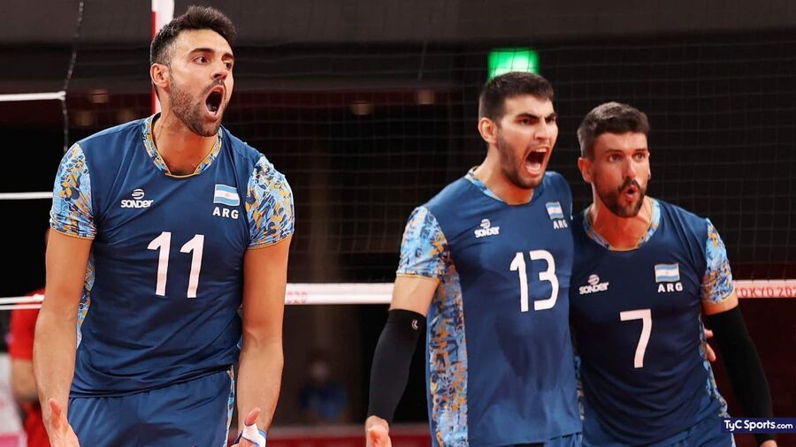 La selección argentina de vóley se enfrentará con Italia