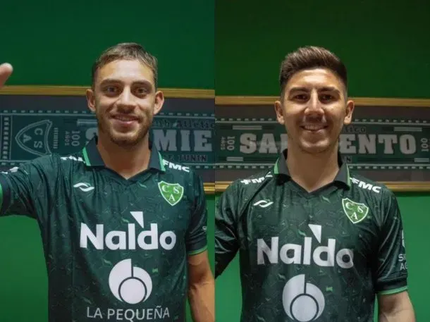 Nahuel Gallardo y Agustín Fontana son nuevos refuerzos de Sarmiento de Junín