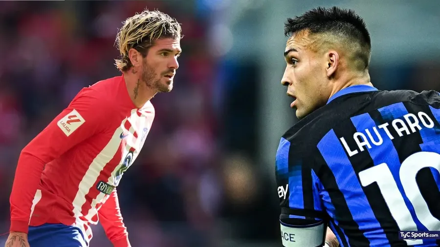 Champions League: hoy Inter vs. Atlético de Madrid, un partido con acento argentino