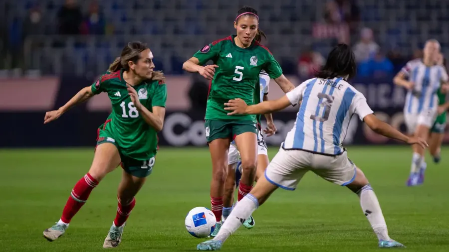 Argentina empató sin goles con México en su debut por la Copa de Oro femenina