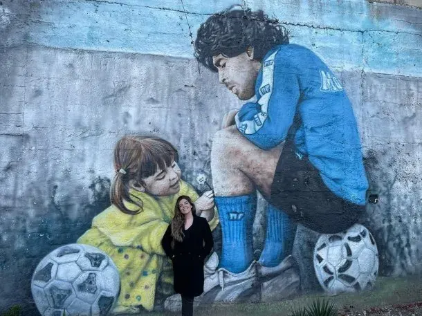 Dalma adelantó que harán un mausoleo en honor a Diego Maradona