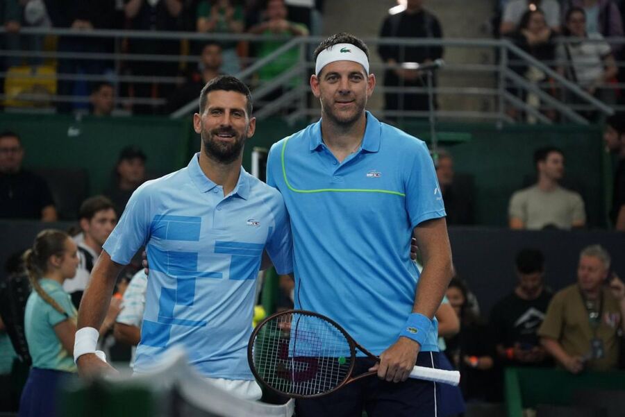 El mejor adiós: la fiesta de despedida de Juan Martín Del Potro tuvo a un socio de lujo como Novak Djokovic