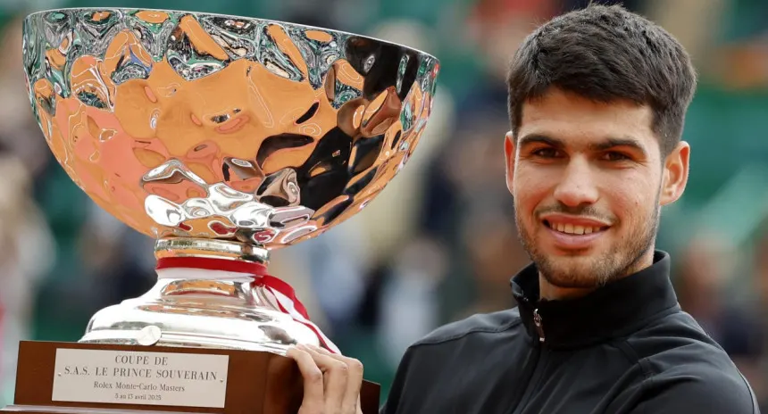 Carlos Alcaraz se consagró campeón del Master 1000 de Montecarlo tras vencer al italiano Lorenzo Musetti