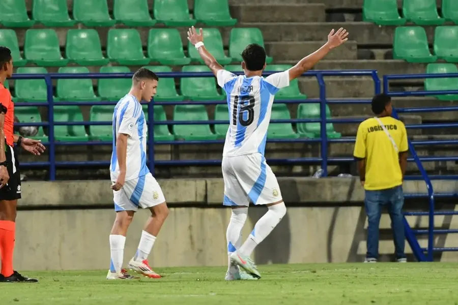 Goleada de la Selección argentina ante Paraguay en el Sudamericano Sub 17