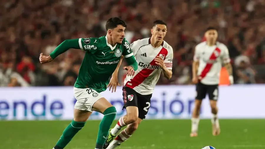 River perdió con Palmeiras en la ida de los cuartos de final de la Copa Libertadores