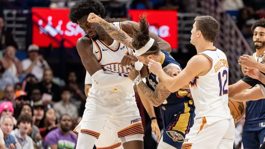 Escándalo en la NBA: Alvarado y Williams se fueron a los golpes en Pelicans–Suns