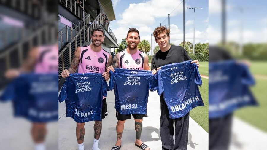 Messi le cumplió el sueño a Colapinto en un encuentro bien argentino