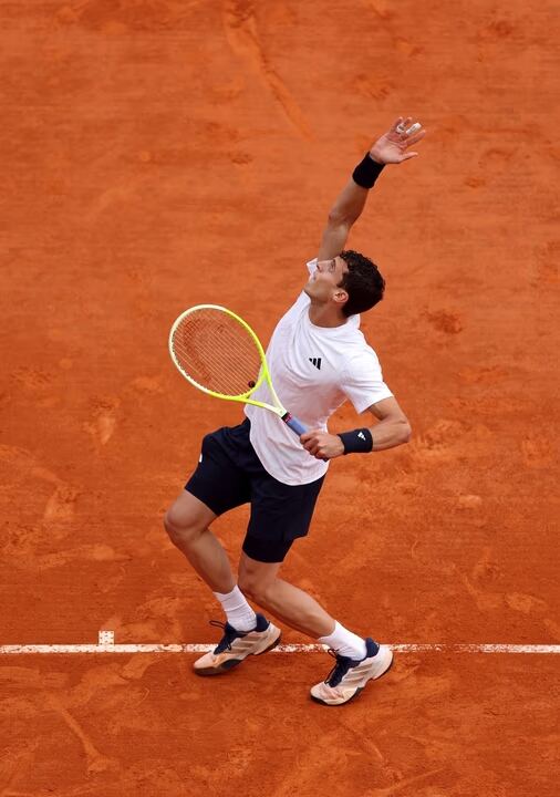Cerúndolo perdió en tres sets con Mateo Berrettini y se despidió de Roland Garros
